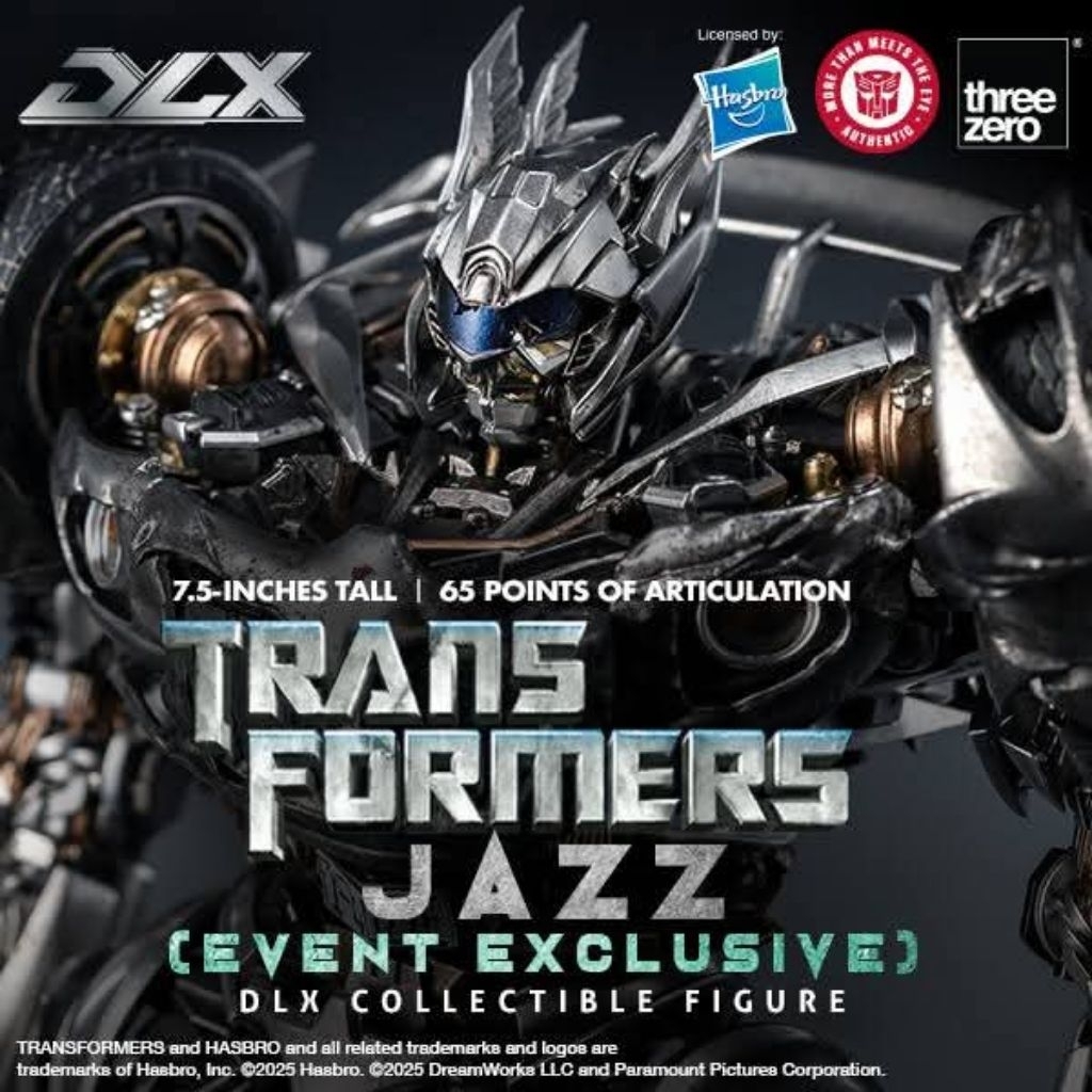 [Pre-order] threeZero : DLX Jazz : Transformers [Event Exclusive]