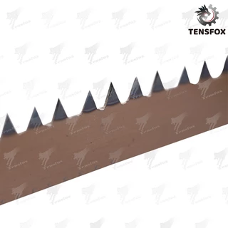 Tensfox เลื่อยคันธนู เลื่อยมือ เลื่อยตัดเหล็ก 12 นิ้ว โครงเลื่อย เลื่อยมือ พร้อมใบเลื่อย ด้ามจับถนัดมือ