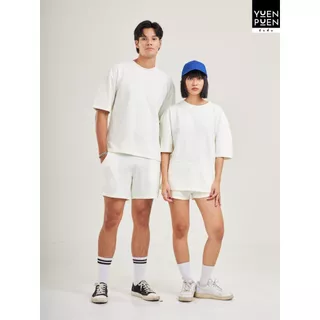 YuenPuen เสื้อยืด Oversize 15 สี ยืนพื้น ไม่ยืด ไม่ย้วย เสื้อสีพื้น เสื้อโอเวอร์ไซส์ ผ้านุ่ม