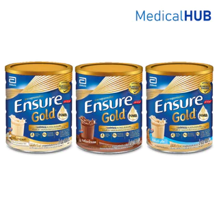 Ensure Gold Vanilla 800 G HMB เอนชัวร์ เอ็นชัวร์ โกลด์ อาหารเสริม สูตรครบถ้วน กลิ่นวานิลลา ขนาด 800g