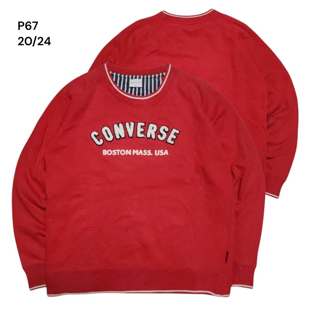 Converse เสื้อสเวตเชิ้ตคอนเวิร์ส P67