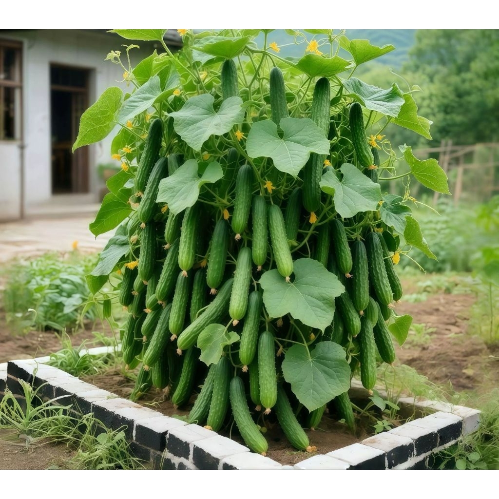เมล็ดแตงกวาพวง โคตรดก (70เมล็ด) #พร้อมส่ง