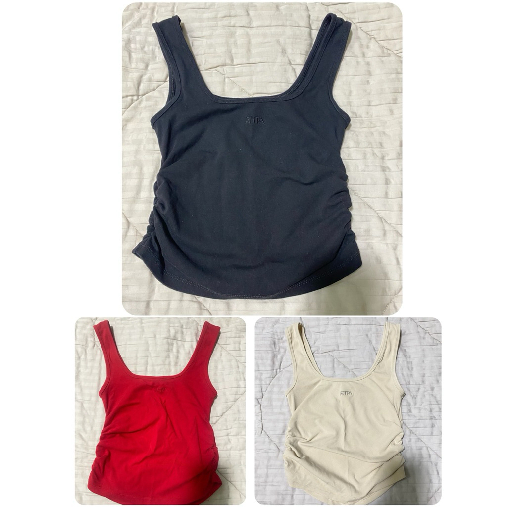 เสื้อกล้ามจีบข้าง Atipashop