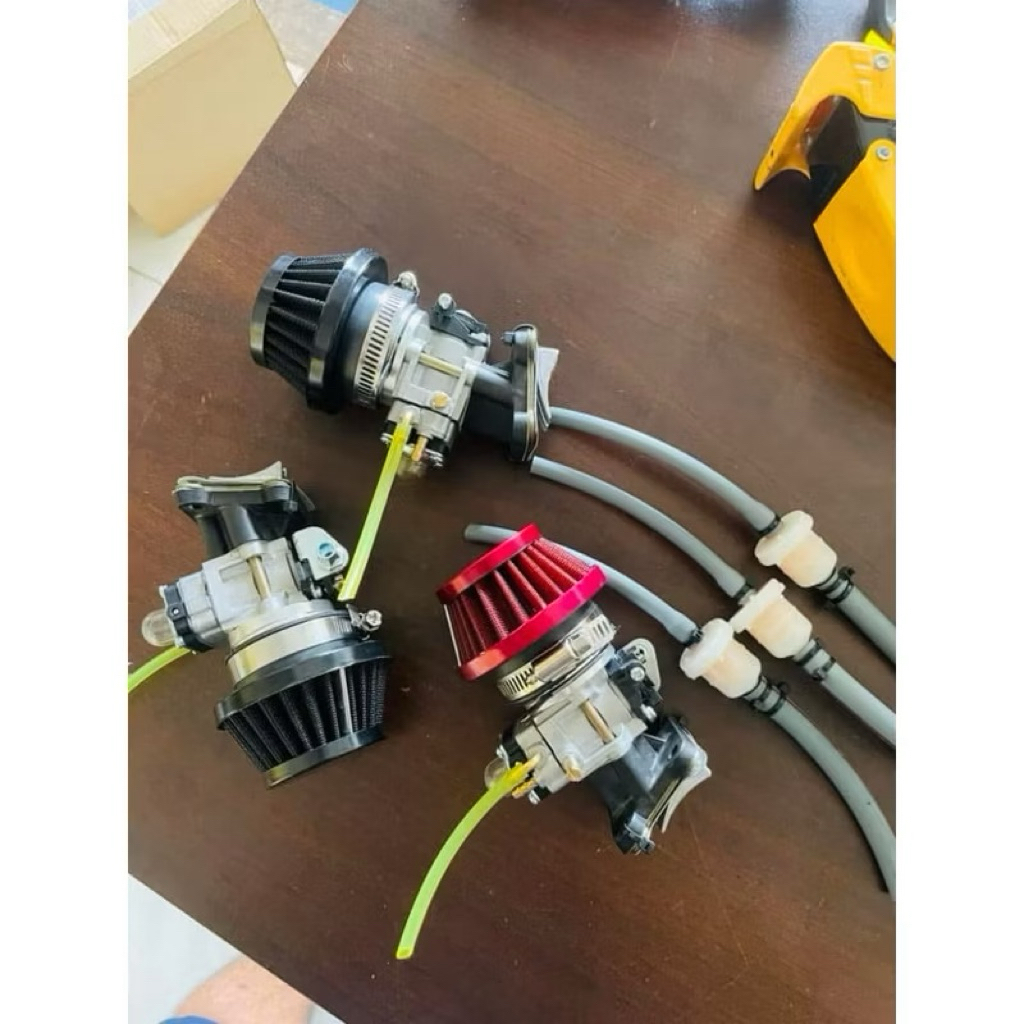 ชุดแปลงคาร์บูเรเตอร์เครื่องตัดหญ้า RBC411 NB411 พร้อมชุดกรองซิ่งและชุดสายน้ำมัน