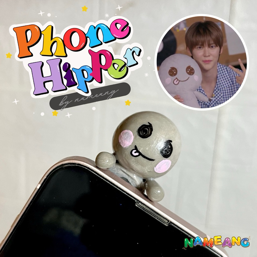 [ Pre-order ] Phone hipper Eunseok riize ที่เกาะโทรศัพท์ดินปั้น 🩶💛