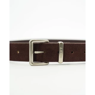 NB02 -Navy Suede Belt เข็มขัดหนังกลับ