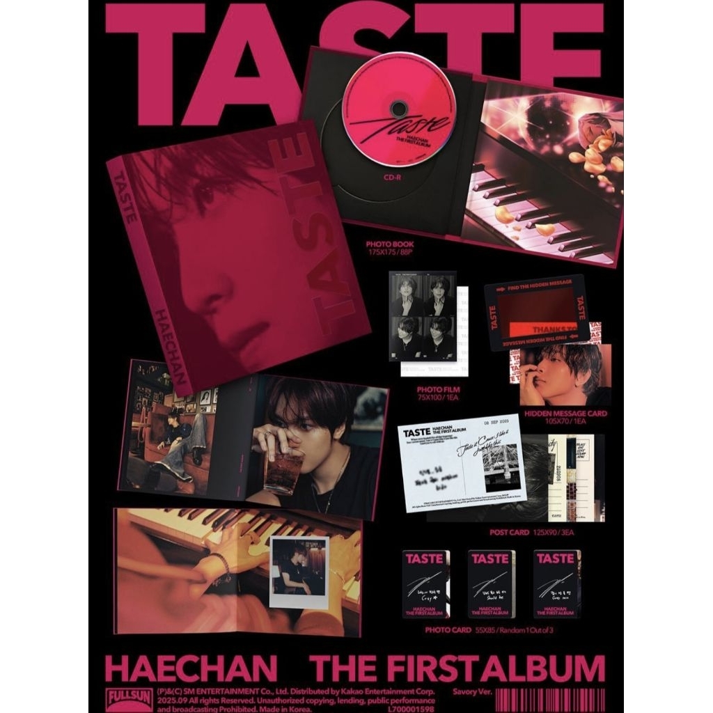 พร้อมส่ง ✨️ อัลบั้ม Haechan - Teste (Savory ver.)