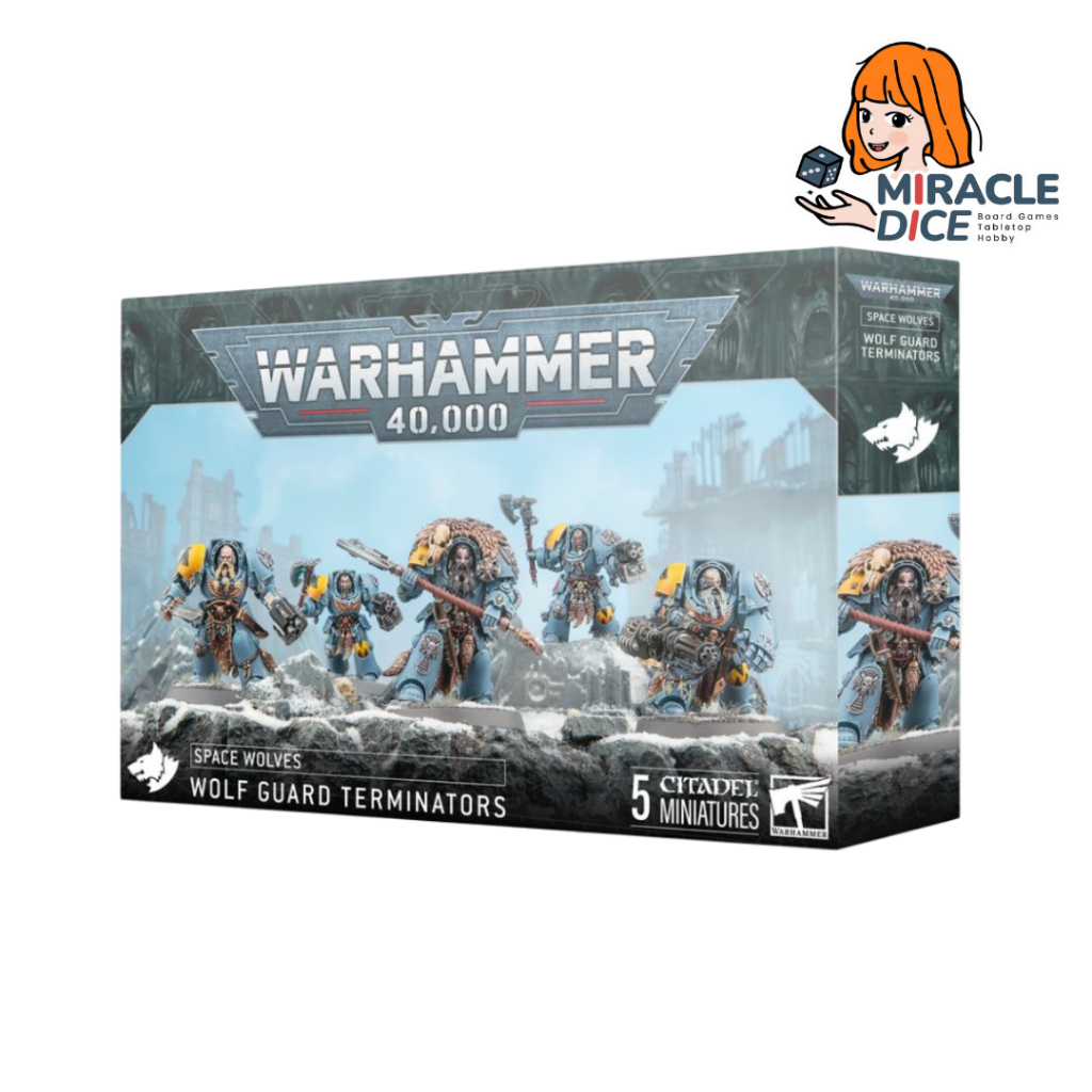 [พร้อมส่ง] Warhammer 40K : Space Wolves : Wolf Guard Terminators