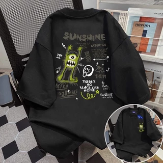 ✨【จัดส่งภายใน 24 ชั่วโมง】 สัตว์ประหลาด Sunshine น่ารัก เสื้อ เสื้อยืด oversize เสื้อยืดผู้หญิง เสื้อผู้ชาย เสื้อแฟชั่น