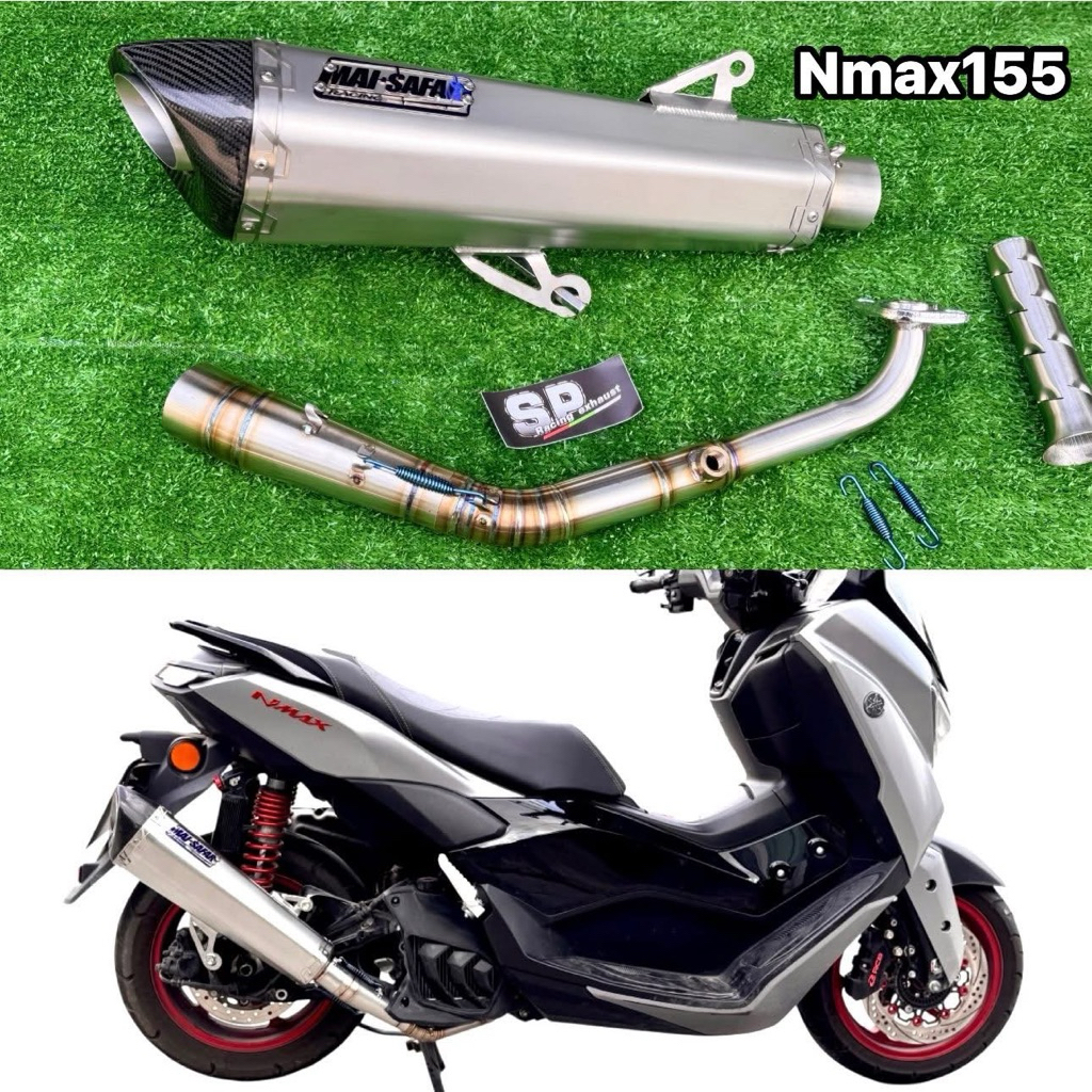 ชุดท่อ nmax155 Aerox155 2020-2025  ปลายกรวย (maisafari)