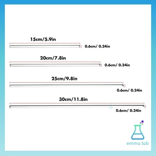 แท่งแก้วคนสาร แท่งแก้ว ยาว 20 cm และ 30 cm glass stirring rod