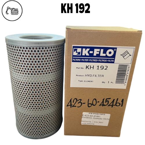 กรองน้ำมันไฮดรอลิค ยี่ห้อ K-FLO KH 192 เทียบ 423-60-4546 423-60-45461 SFH 4546 SFH 3115  P161413 P16