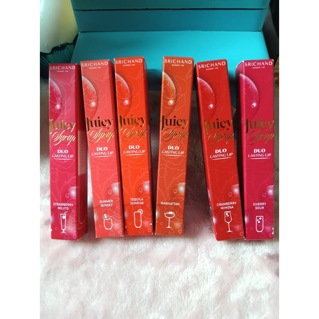 SRICHAND Juicy Syrup Duo Lasting Lip ลิปสติก 2.6ml