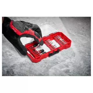 ส่งจากไทย Milwaukee 48-32-9931 กล่องเก็บดอกแบบปรับแต่งได้ ขนาดกลาง สำหรับอุปกรณ์ Impact Driver รองรับก้านหกเหลี่ยม 1/4"
