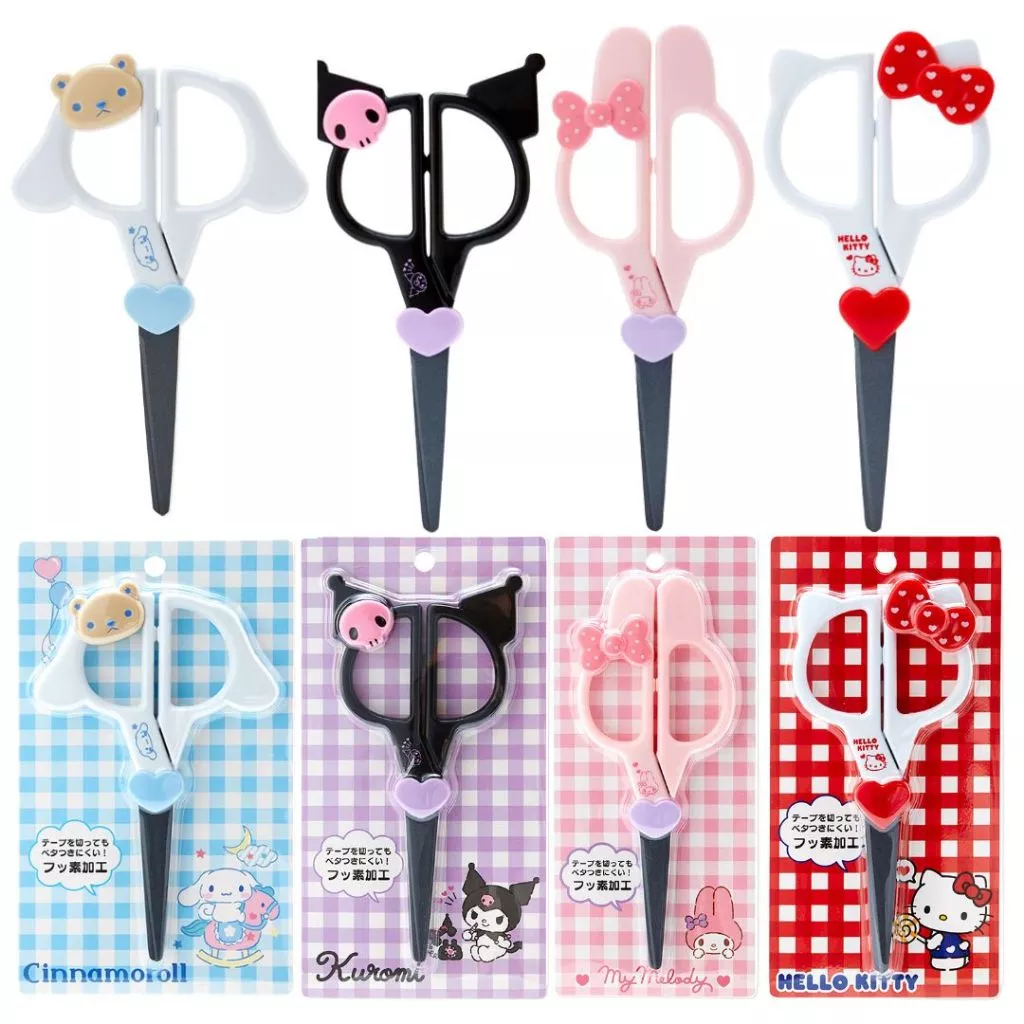 🇯🇵 เอนกประสงค์ กรรไกร Sanrio Scissors แท้ จากญี่ปุ่น Kitty Kuromi MyMelody Pochaco Cinnamonroll