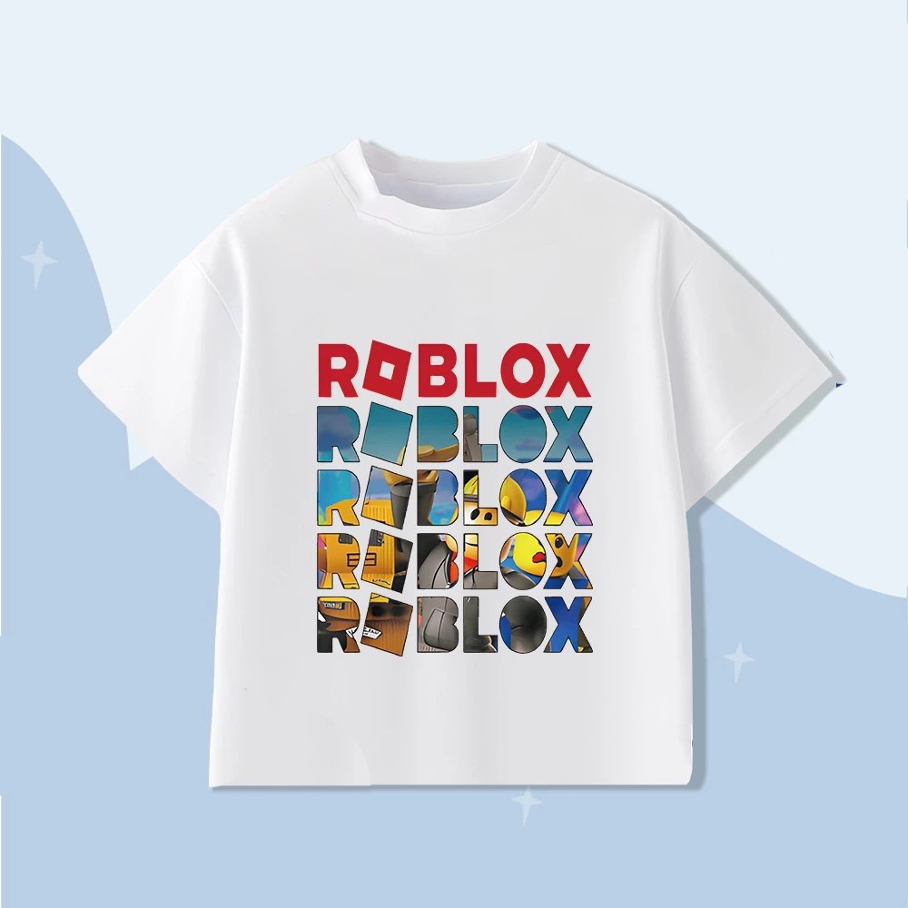 เสื้อยืดเด็กชายแขนสั้น  ลายการ์ตูน ปี 2025 ผ้าฝ้าย100%THAISHOPไซส์ 90-150CM