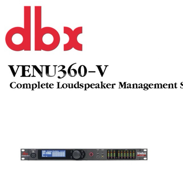 dbx DriveRack VENU360 เครืองมือช่วยปรับแต่งเสียง โปรเซสเซอร์ Loudspeaker Management Processor 6-way