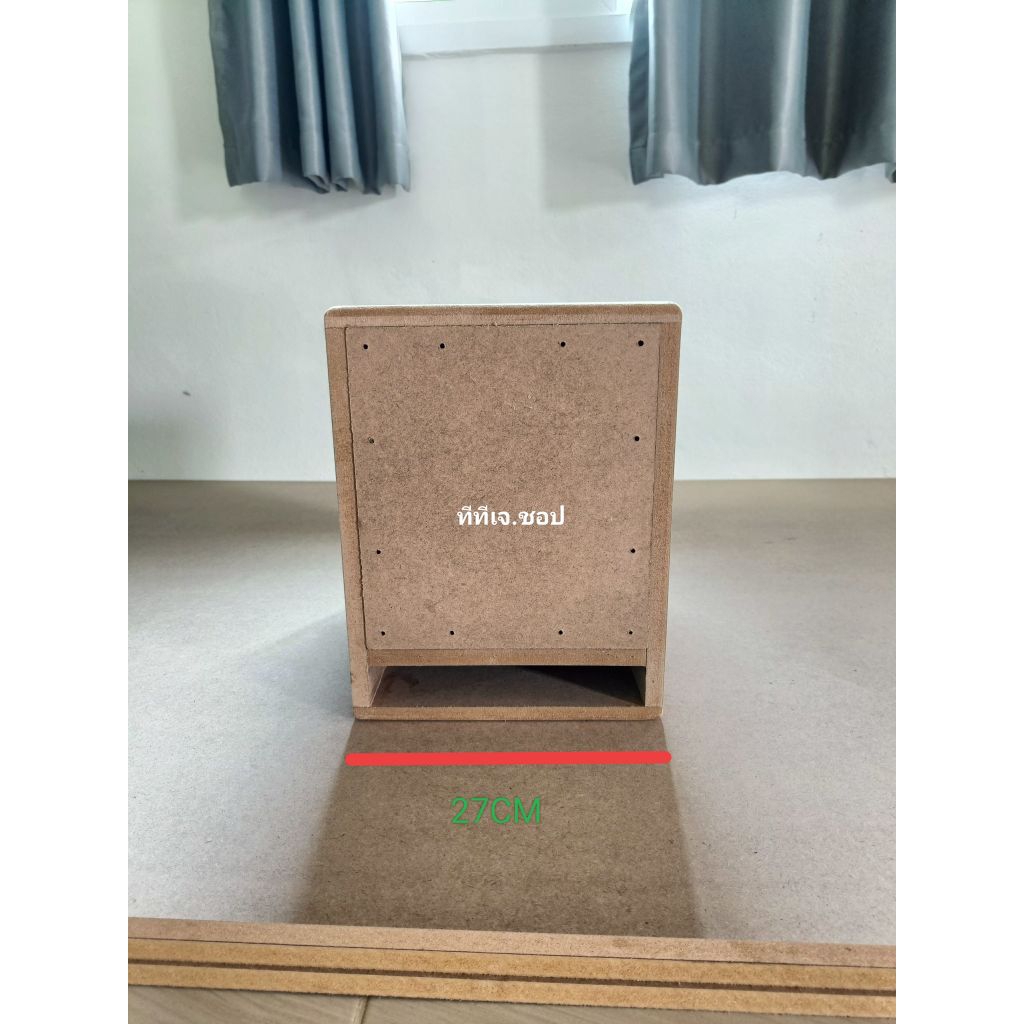 ตู้ซับเบส แบนพาส 8นิัว1ดอก เล่นลมหน้าดอก เบสหนัก เบสแรงไม้MDF 15mm
