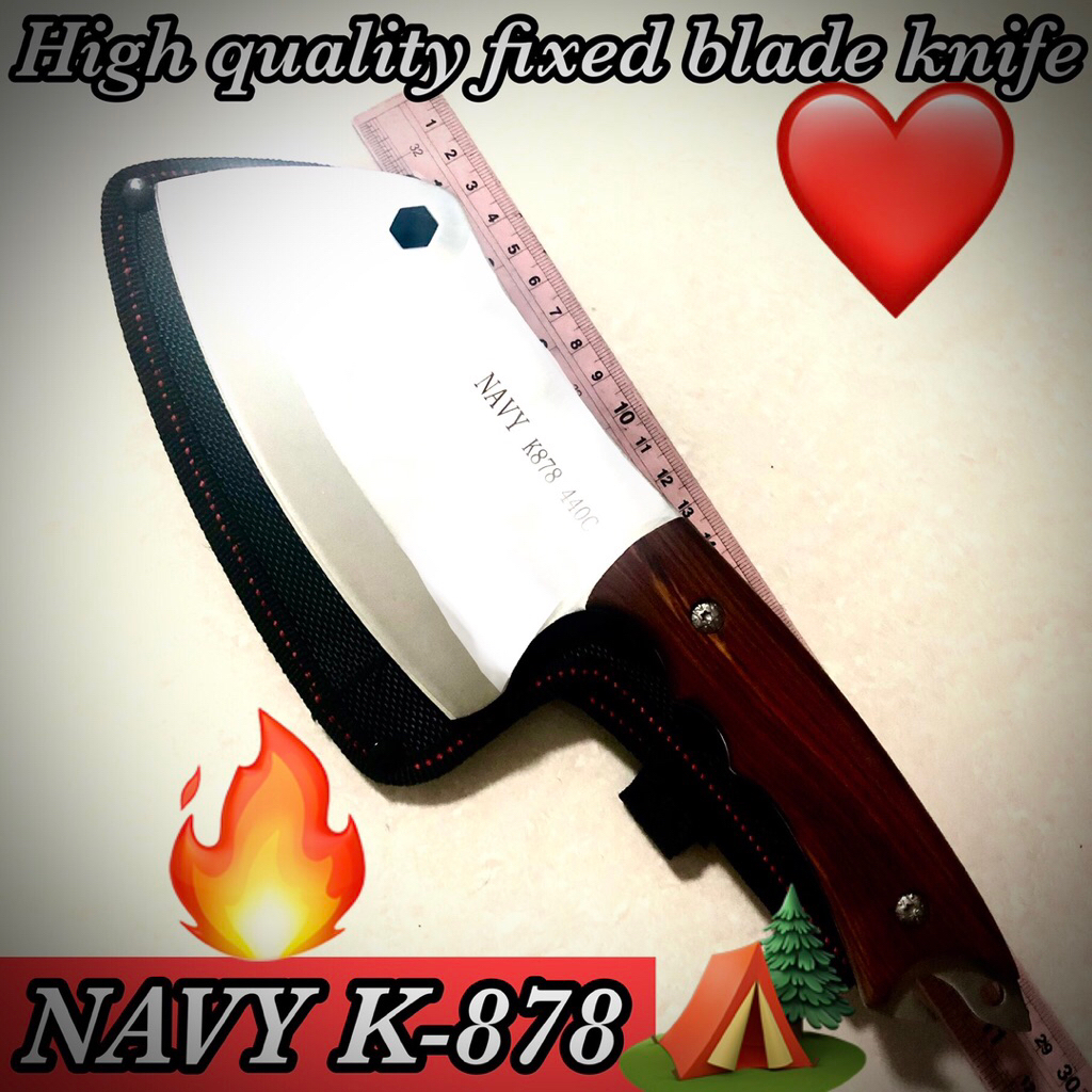 High quality fixed blade knife K-878 for collection and use camping 🏕️