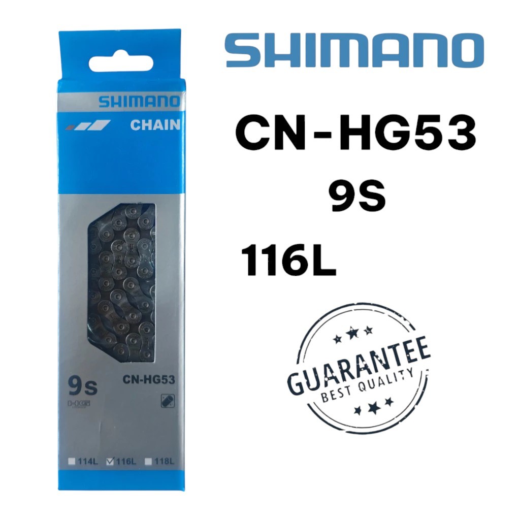 โซ่ SHIMANO CH-HG53 9S ของแท้ ศูนย์ไทย พร้อมส่ง