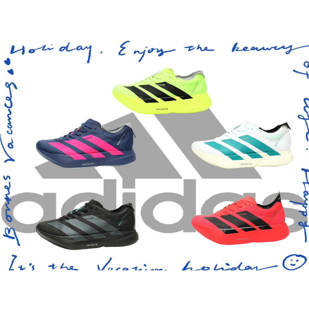 [ของแท้ 100%] Adidas Adizero Adios Pro 4💕 สะดวกสบาย รองเท้าสำหรับชายหญิง HQ7411