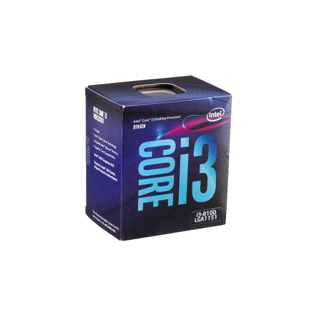 Intel® Core™ i3-8100 มือสอง มีซิงค์ระบายความร้อน