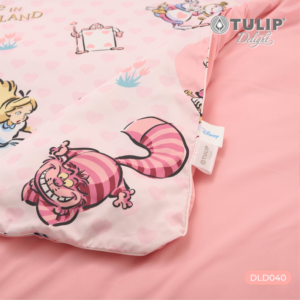 TULIP Delight Alice DLD040 ลิขสิทธิ์แท้ดิสนีย์ ชุดเครื่องนอน ผ้าปูที่นอน ผ้าห่มนวม disney - รูปที่ 2