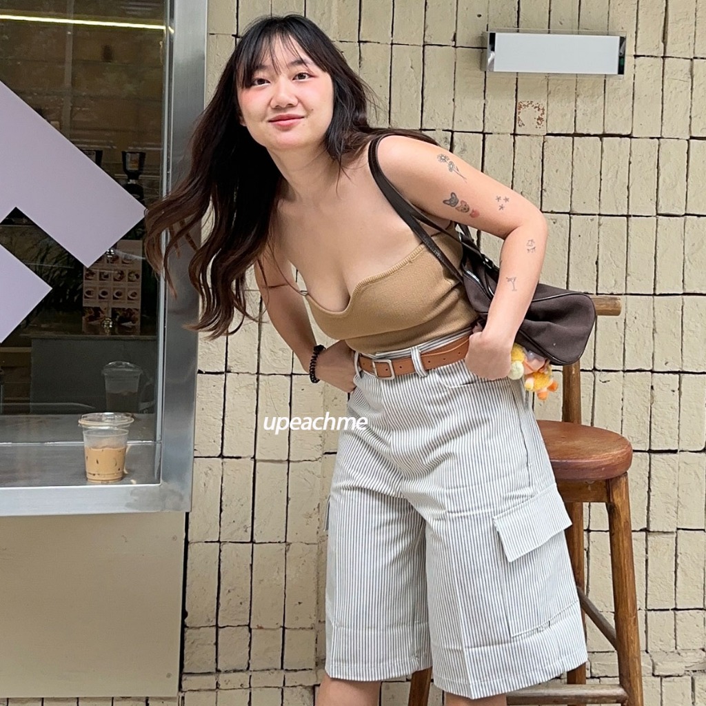 *พร้อมส่ง* Upeachme - ONION Belt (เอว26-37) เข็มขัดหนังอะไหล่เงินด้าน วัสดุพรีเมียม เข็มขัดหนังอะไหล่สี่เหลี่ยมสีเงิน รูปที่ 8