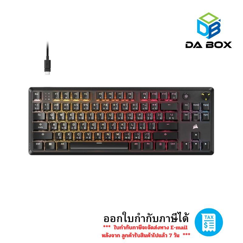 CORSAIR KEYBOARD GAMING K70 CORE TKL RGB [TH] : CH-911911E-TH