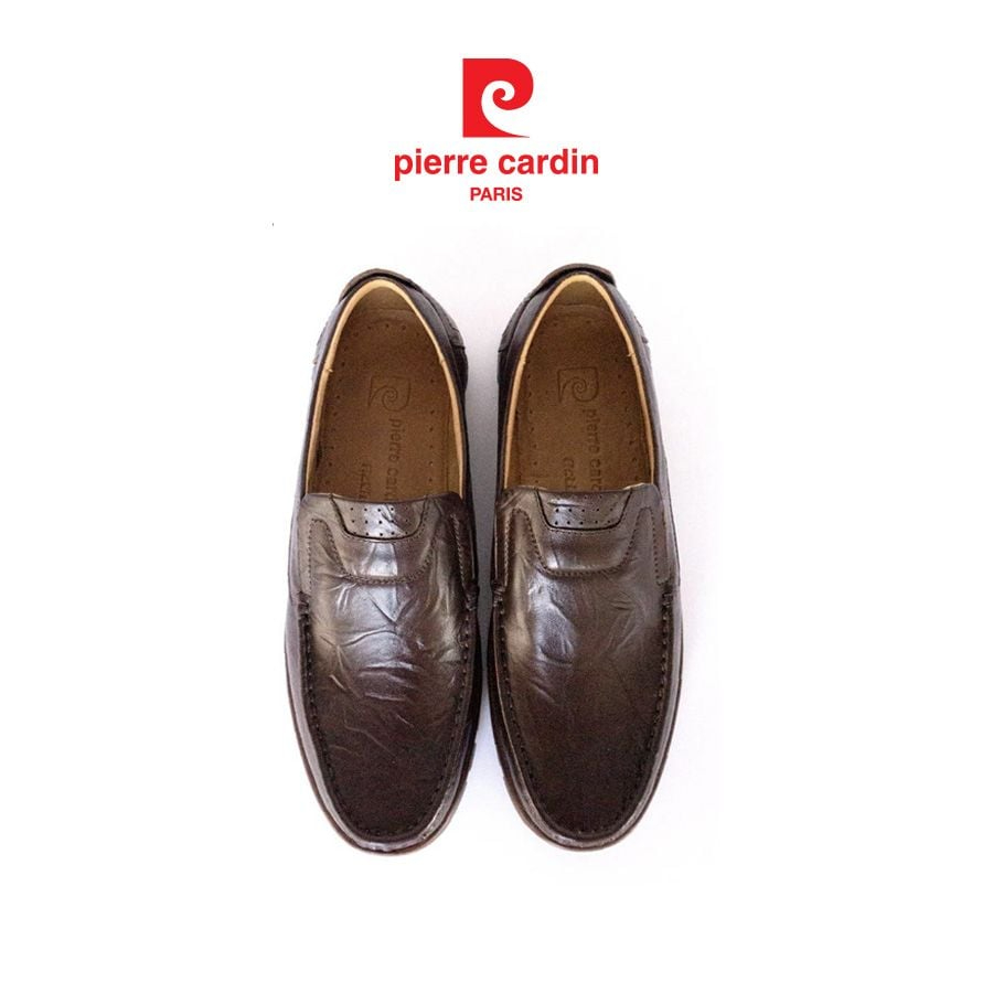 Pierre Cardin حذاء رجالي سهل الارتداء جلد بقري بريميوم — صورة 5