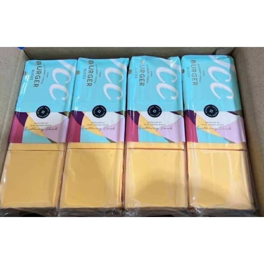 เชดด้า เบอร์เกอร์ สไลด์ 90 แผ่น   Burger slices with cheddar 1.107 kg. (VCC brand) - รูปที่ 3