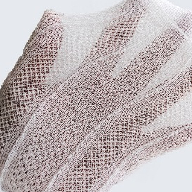 ถุงเท้าลายขอบลูกไม้ ถุงเท้ายาวเด็กผู้หญิง เนื้อนุ่ม ยืดได้ พร้อมส่ง - รูปที่ 6