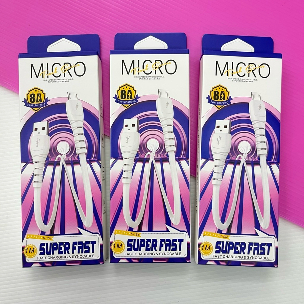 (ยกโหล 12 ชิ้น) No.1015 สายชาร์จ USB MICRO ความยาว 1 เมตร