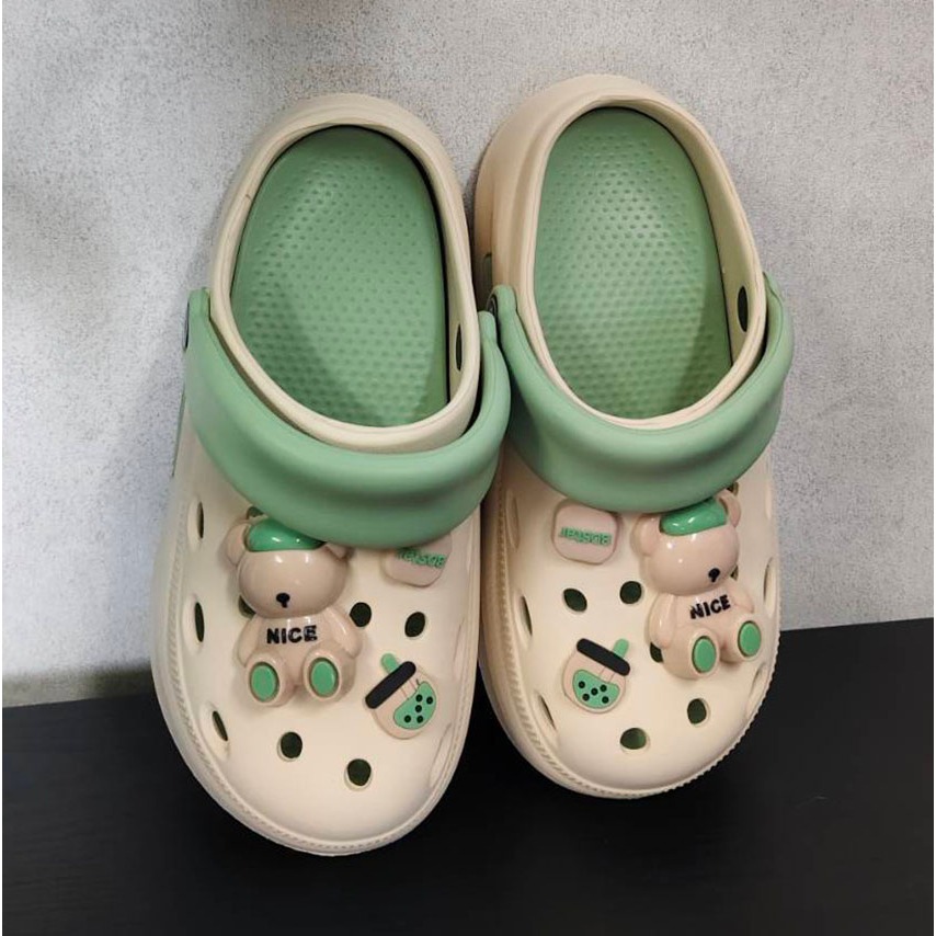 รองเท้าหัวโต BDstar EVA รุ่น BDE738-1 พื้นหนา 7 cm สามารถถอดพื้นได้ ใส่นุ่ม เบา สบาย ไม่อับชื้น - รูปที่ 7