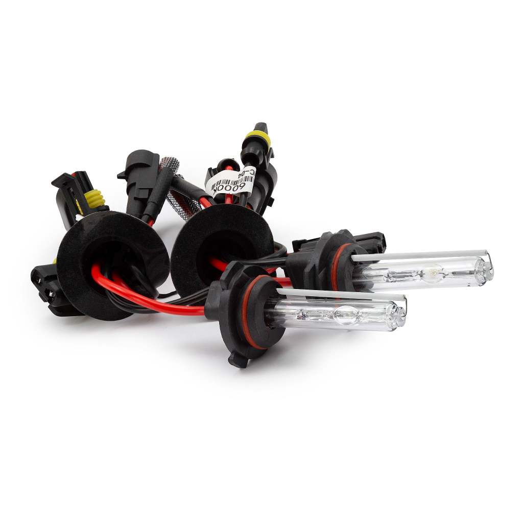 hi_tools หลอดไฟหน้ารถยนต์ XENON HID เฉพาะหลอด 1คู่ ขั้ว9006 มีค่าสี 3000K 4300K 5000K 6000K 8000K 10