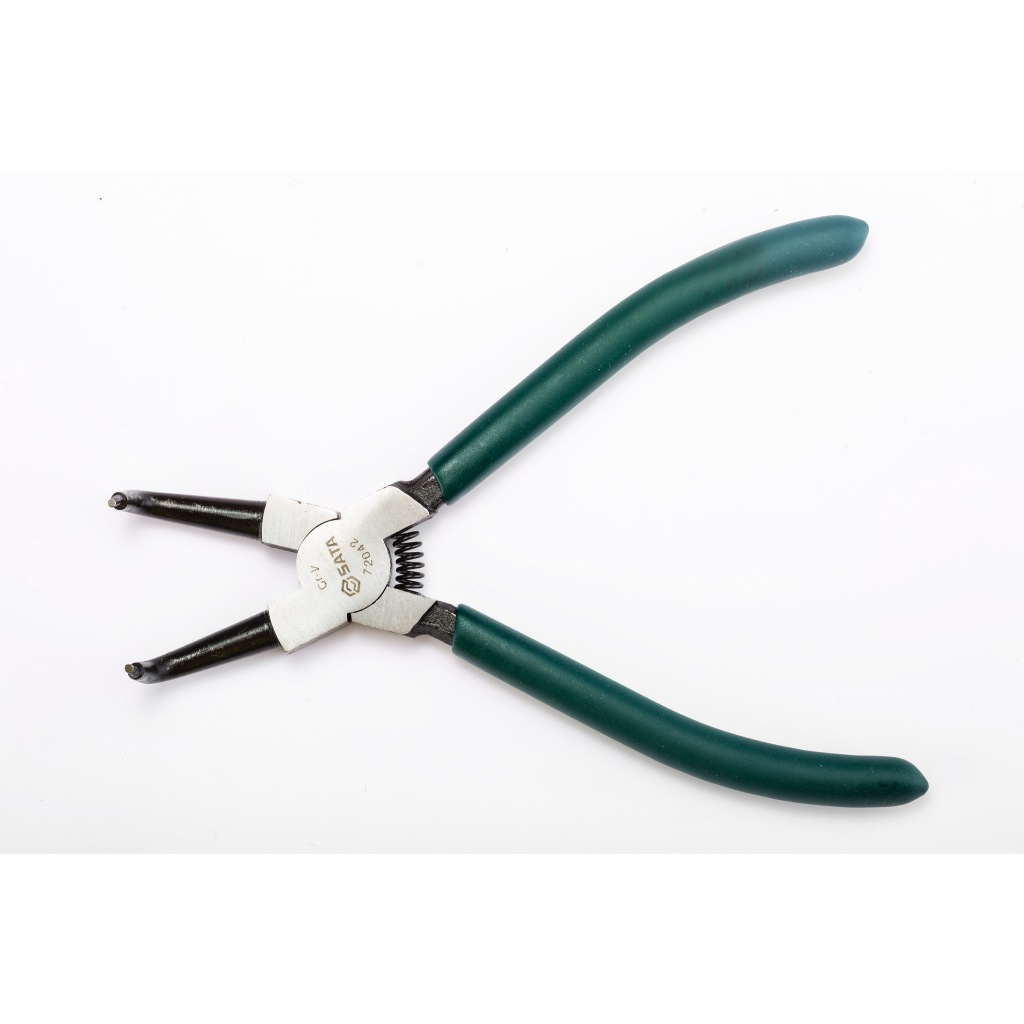 SATA 72041(5") / 72042(7") / 72043(9")   คีมหุบแหวน คีมหนีบแหวนลูกสูบ ปากงอ