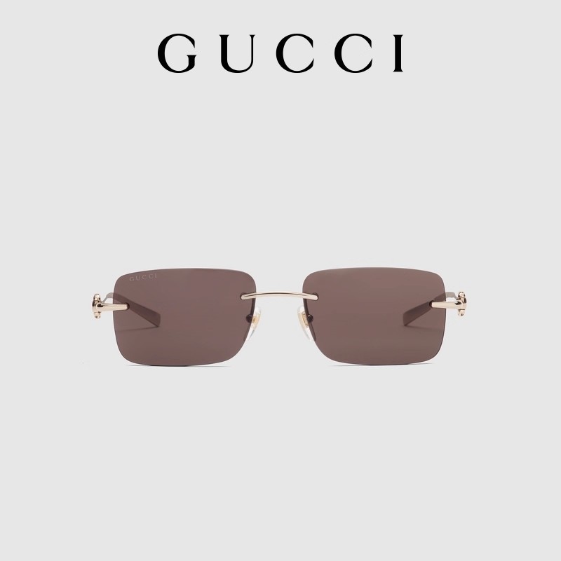 แว่นกันแดด GUCCI Gucci กรอบรูปสี่เหลี่ยมผืนผ้า