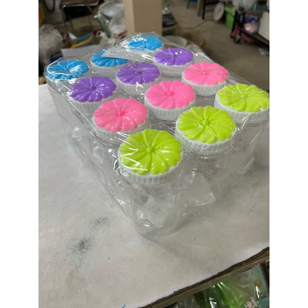 โหลออตโต 1.25 ปอนด์ บรรจุ 320ml ฝาคละสี แพ็กละ 12 กระปุก