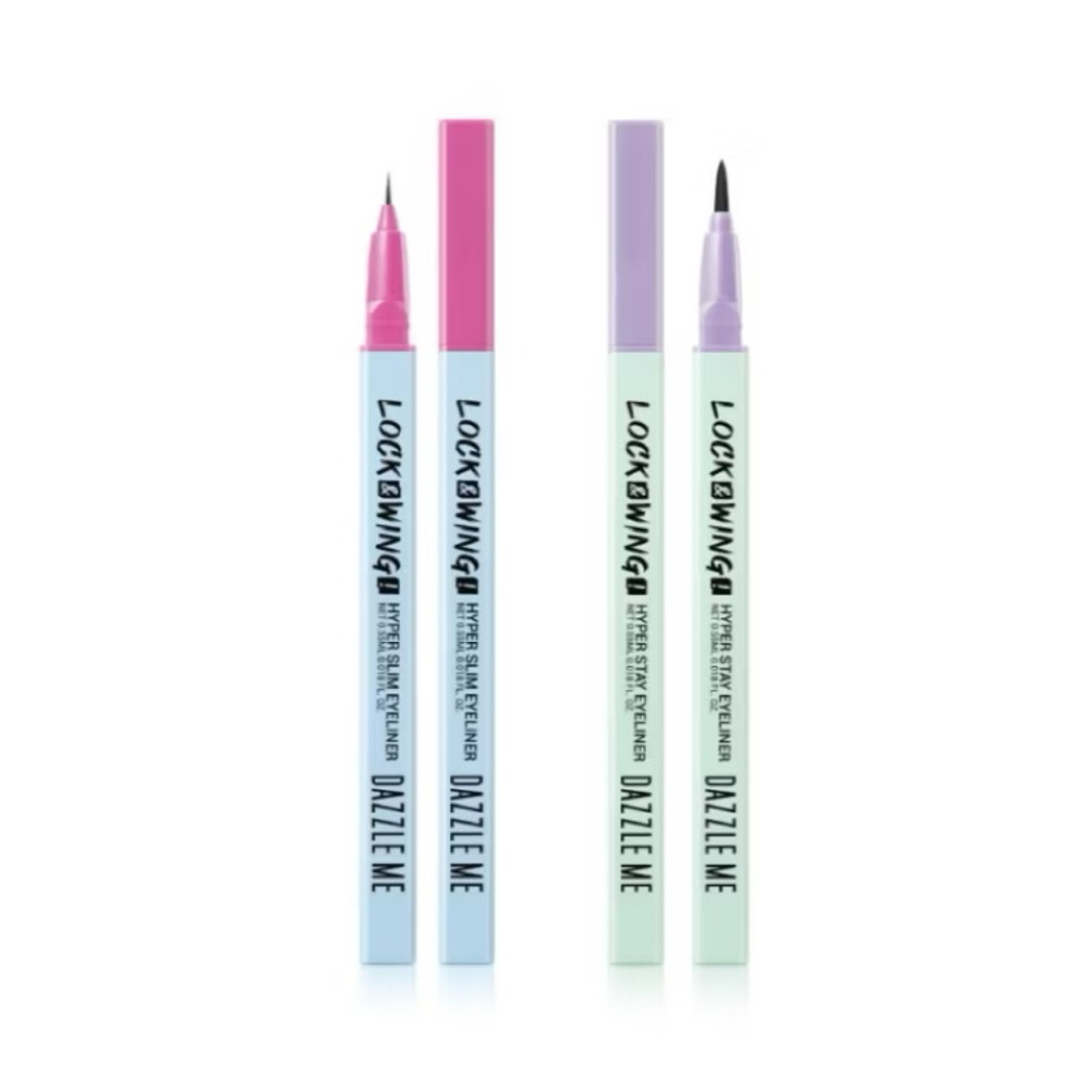 Dazzle Me แดซเซิลมี อายไลเนอร์ ล็อคแอนด์วิงค์ เส้นบาง-คมชัด 0.55มล