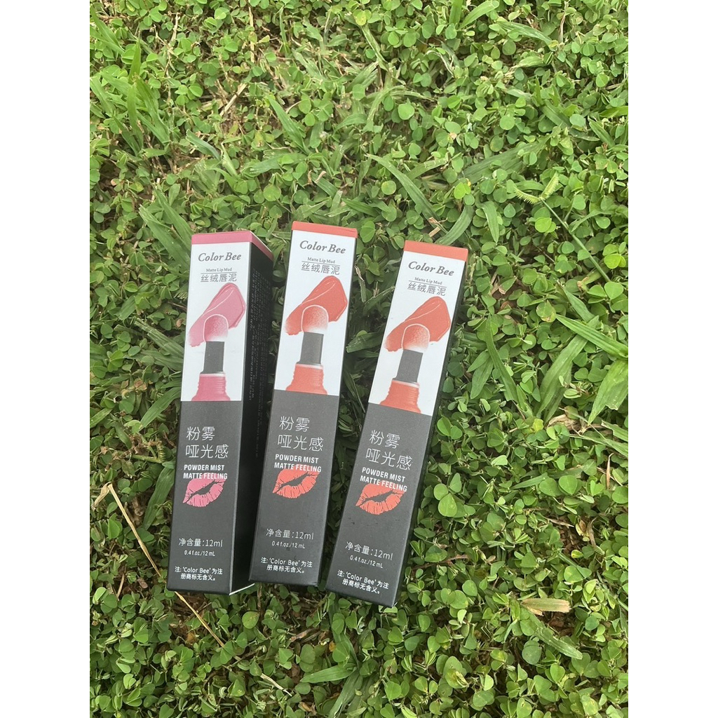 ลิป color หัวฟองน้ำ 3เฉดสี.💄💄💋
