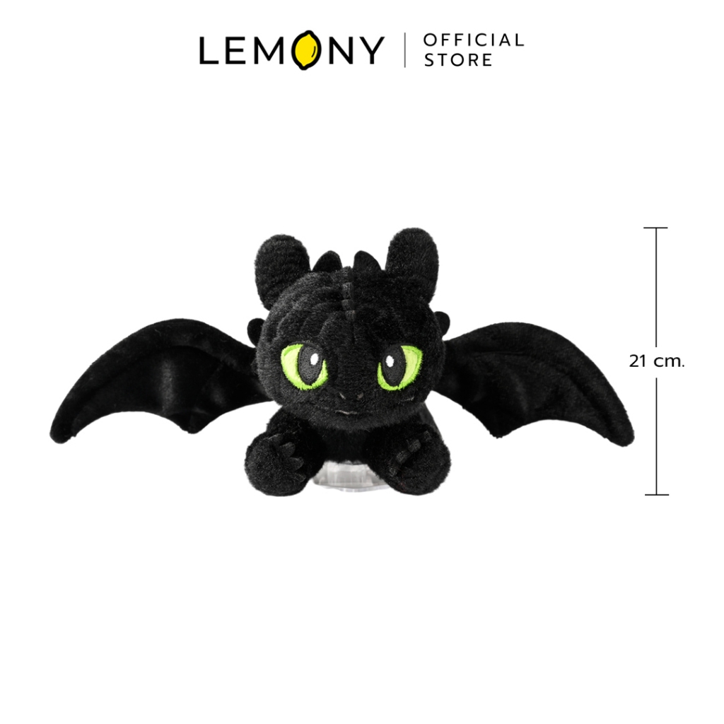 LEMONY ตุ๊กตาห้อยในรถยนต์ เขี้ยวกุด ขนาด 21 ซม. Universal How to Train Your Dragon Collection