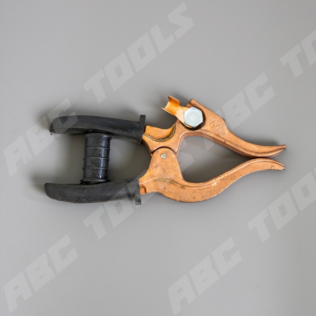 คีมจับสายดินก้ามปู ชุบทองแดง 300A เกรดพรีเมี่ยม แข็งแรง ทนทาน คีม คีมจับลวดเชื่อม คีมจับสายดิน ทองแดง - รูปที่ 2