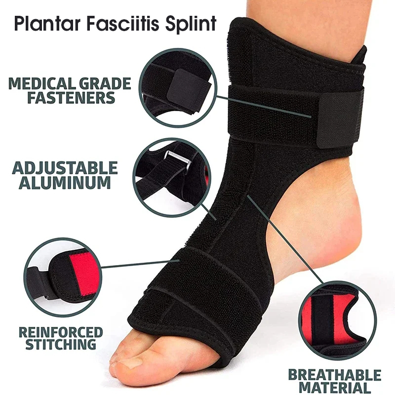 1 PCS Plantar Fasciitis Splining ปรับ Drop Foot Brace Stabilizer Support