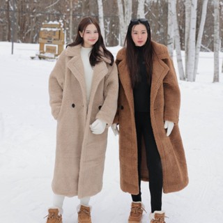 CO0677 AUTUMN & SNOW PUFFY LONG COAT OVER
