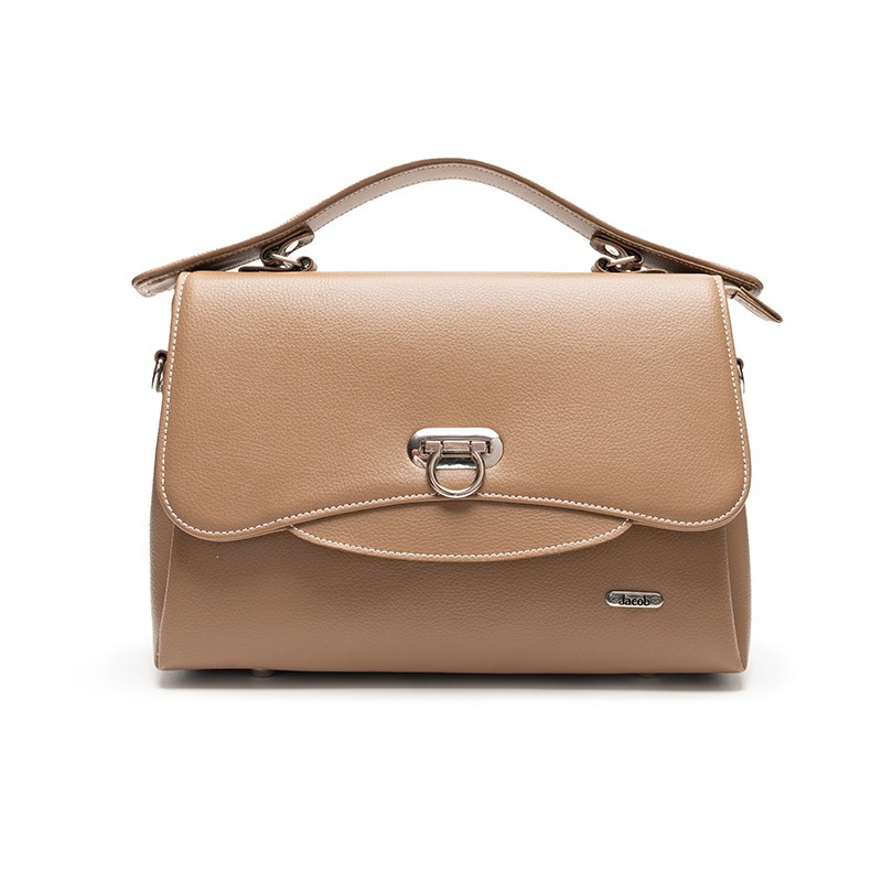 Jacob กระเป๋าถือผู้หญิง V4471 (น้ำตาล,ดำ)