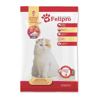 Felipro เฟลิโปร อาหารเม็ดแมวทุกช่วงวัย ไม่เค็ม ลดโอกาสการเกิดนิ่ว ขนาด20kg(1*20kg)