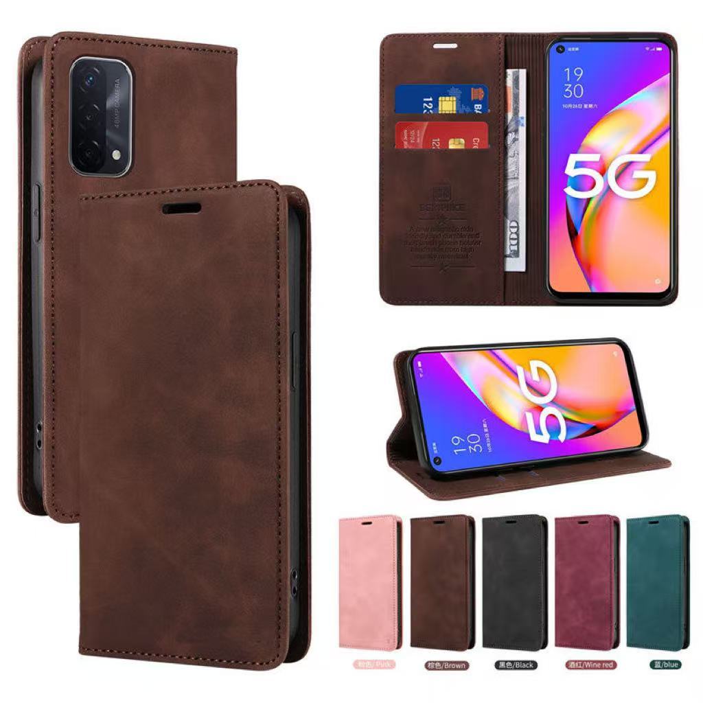 เคสฝาพับหนัง Xunte สำหรับ Oppo A92 A93 A94 A95 A96 A3S A39 A57 A83 F5 F7 R9S Reno2F Reno4 Reno5 Reno