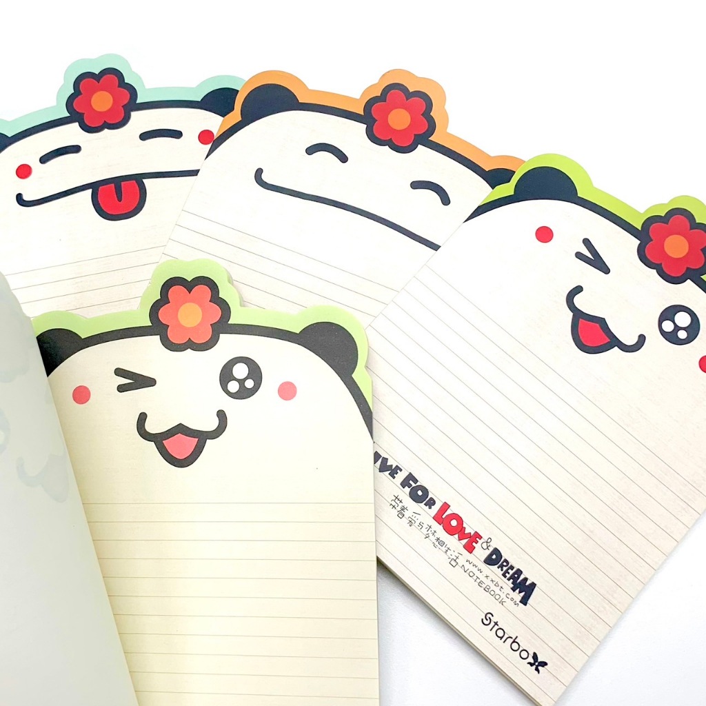 สมุดโน๊ต Starbox BOBO & TOTO มีเส้น - Made in China