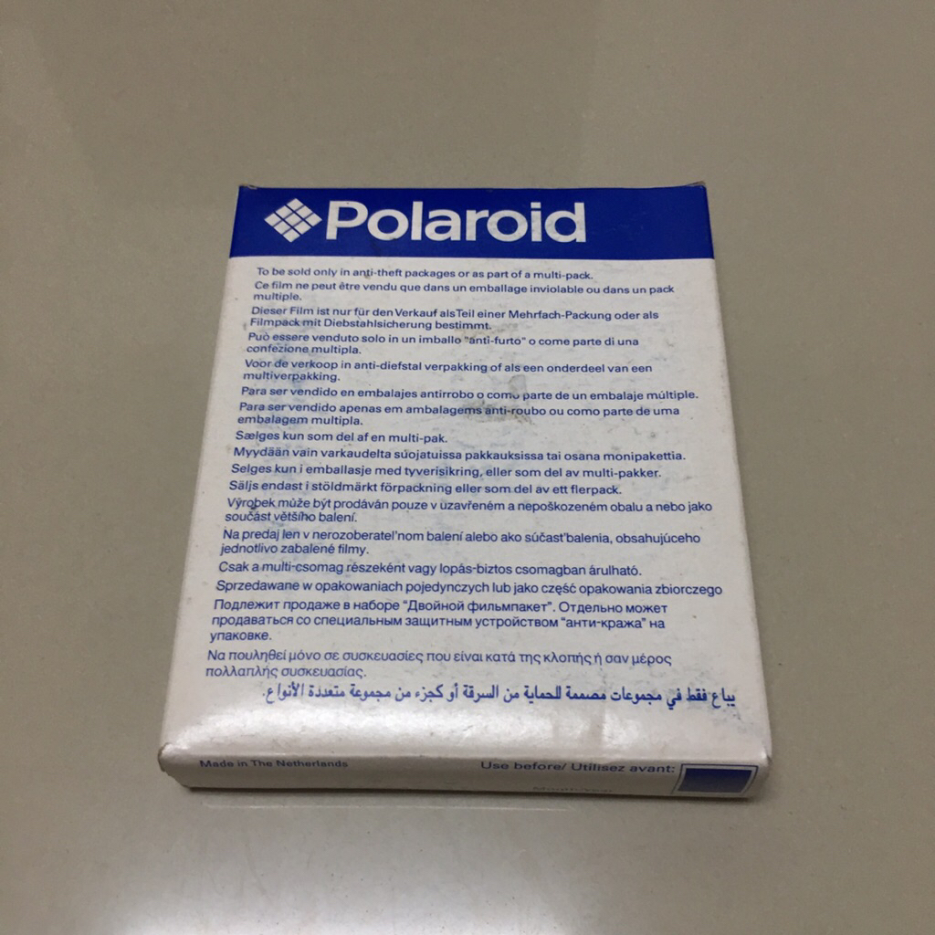 Polaroid 600 Platinum Instant Film 1-pack unused