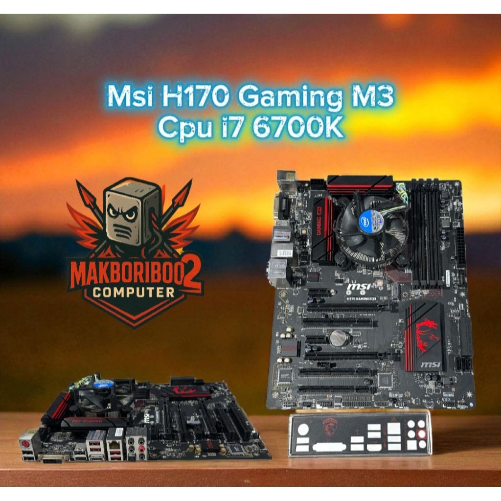 เมนบอร์ด 1151 + Cpu i3 i5 i7